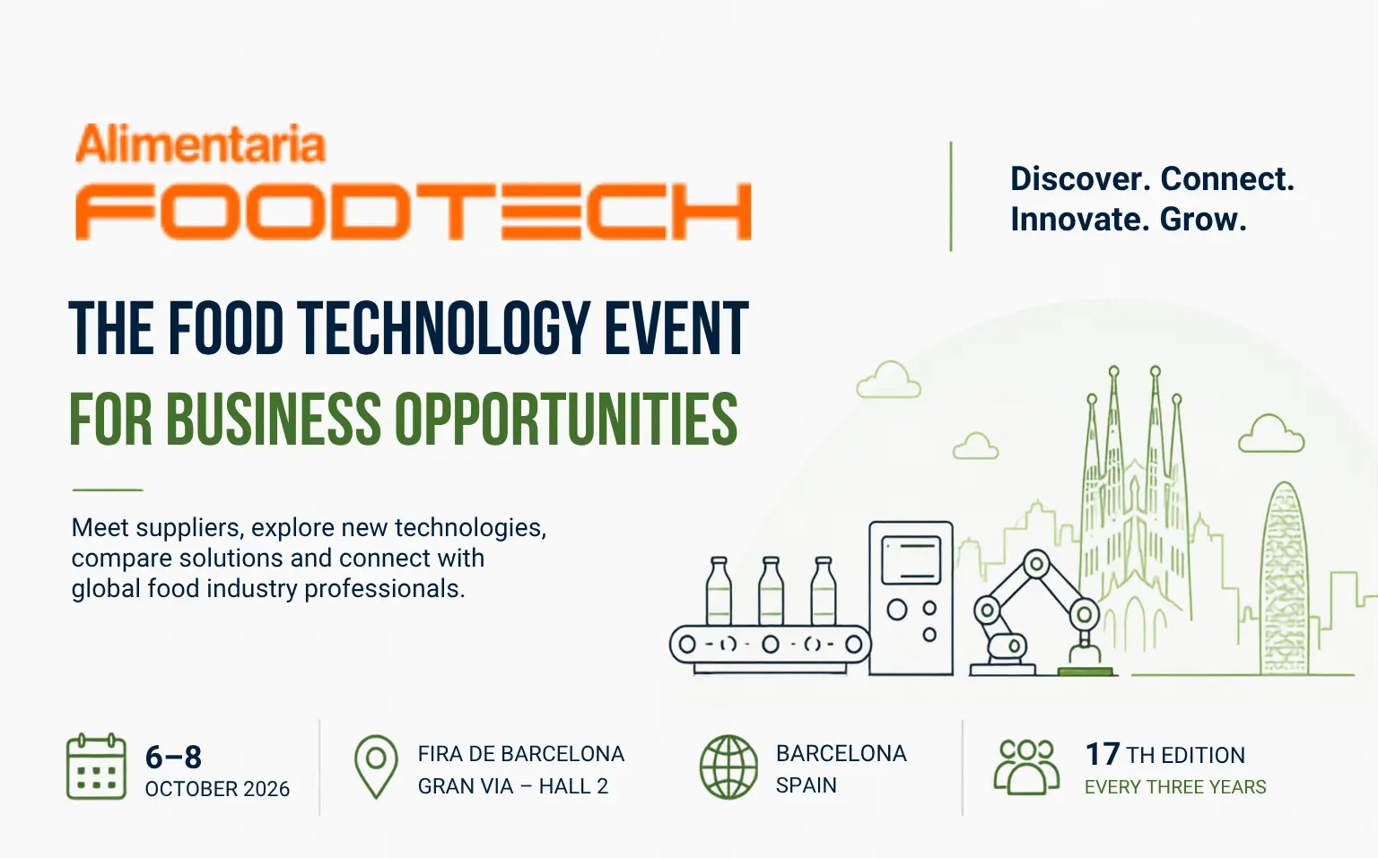Alimentaria FoodTech 2026 Barcelona: Food Technology & Business Opportunities